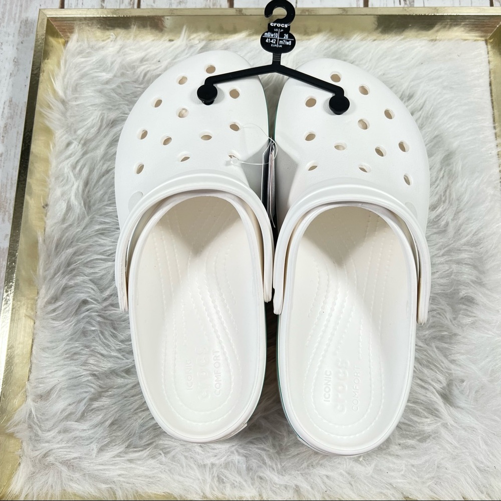 NEW CROCS Crockband Platform Clogs Shoes - Picture 5 of 10